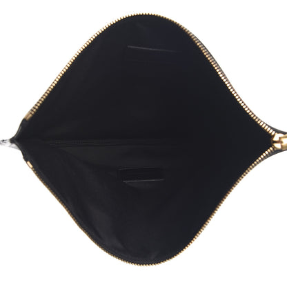 Saint Laurent Calfskin Zipped Clutch Black 5 of 18