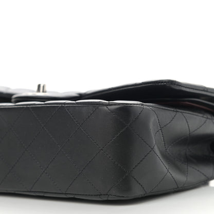 Chanel Lambskin Quilted Medium Double Flap Black 10 of 14