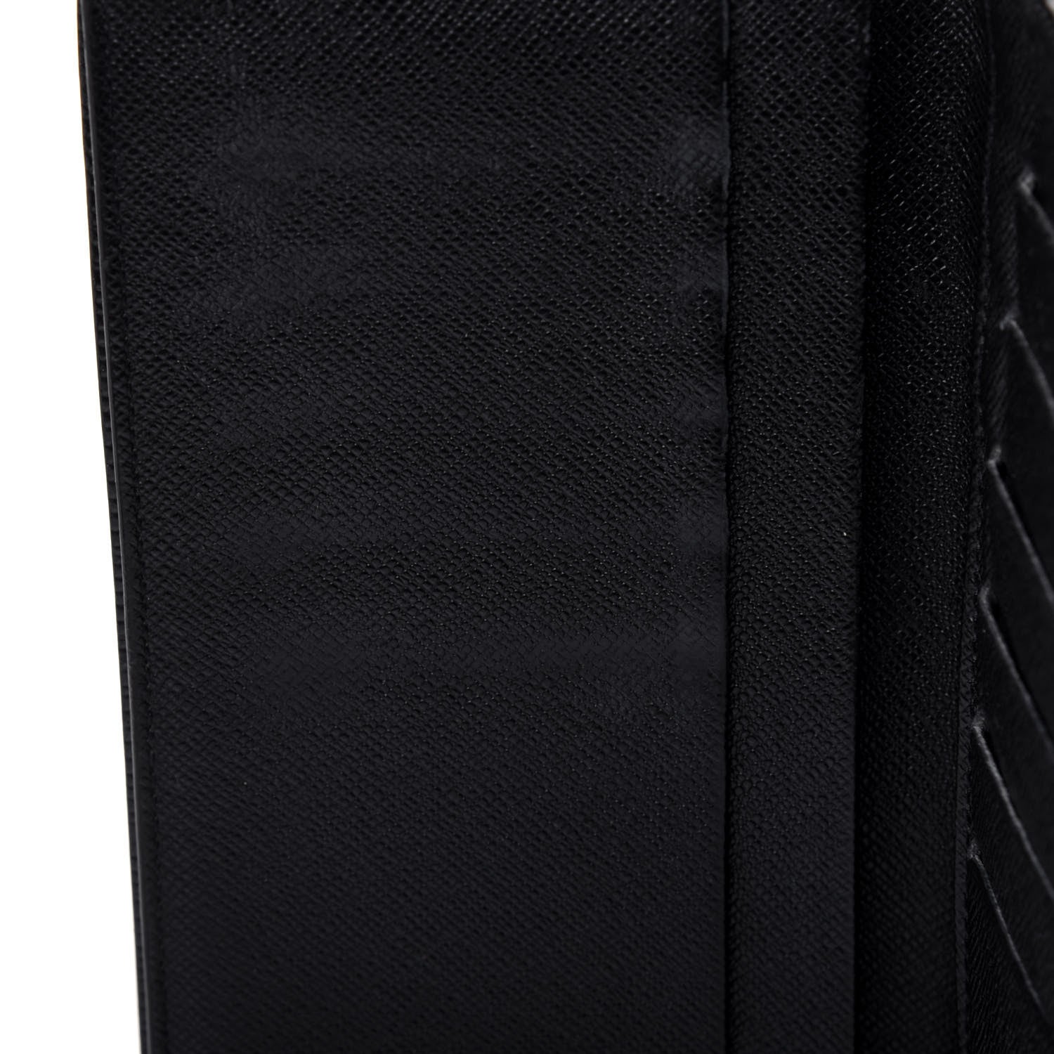 Louis Vuitton Epi Porte Valeurs Checkbook Wallet Black 9 of 17