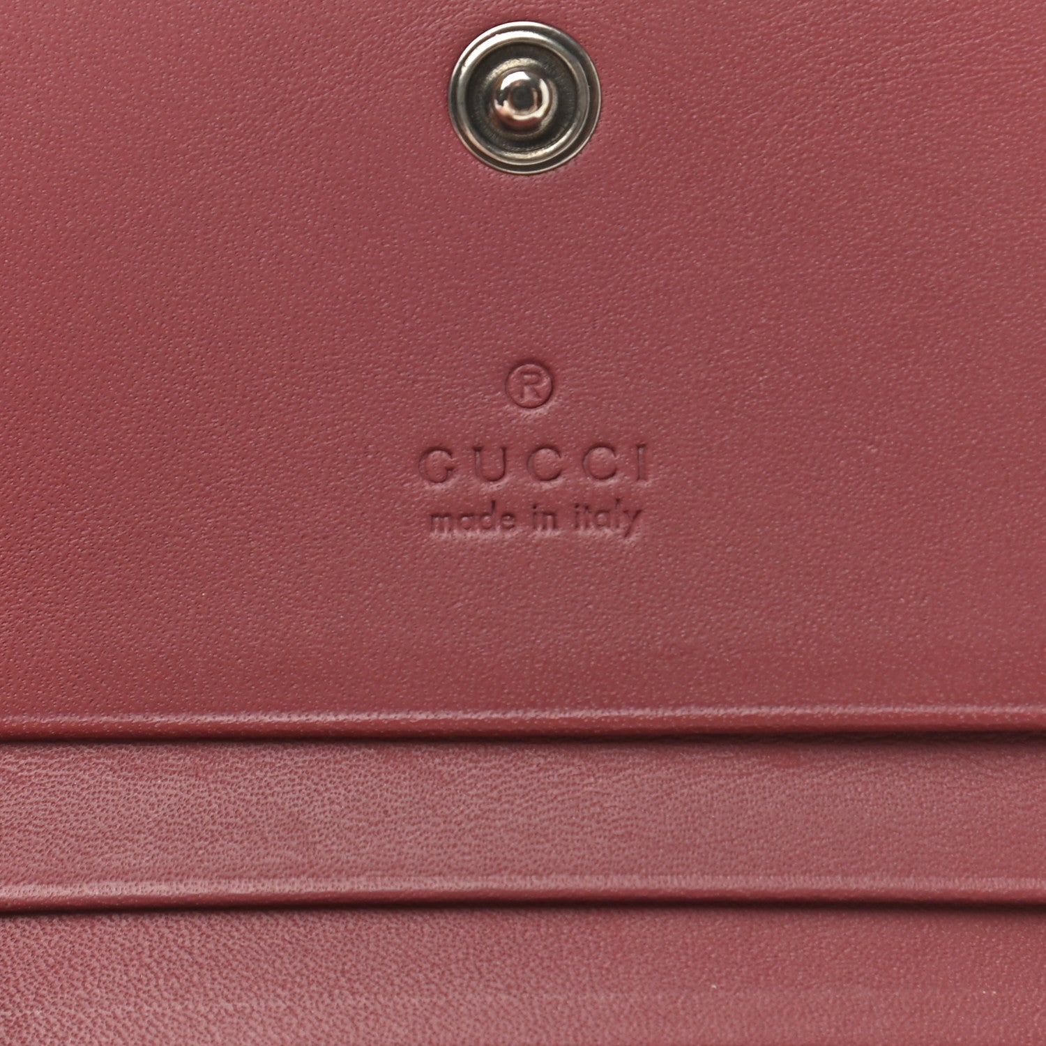 Gucci GG Supreme Monogram Blooms Card Case Beige Multicolor Dry Rose 6 of 7
