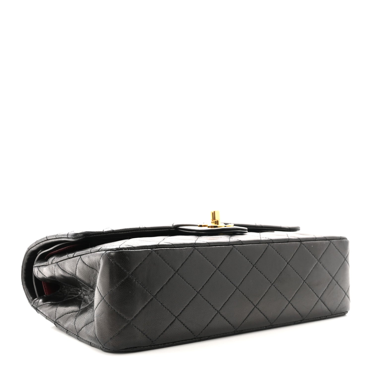 Chanel Lambskin Quilted Small Double Flap Black 4 of 10
