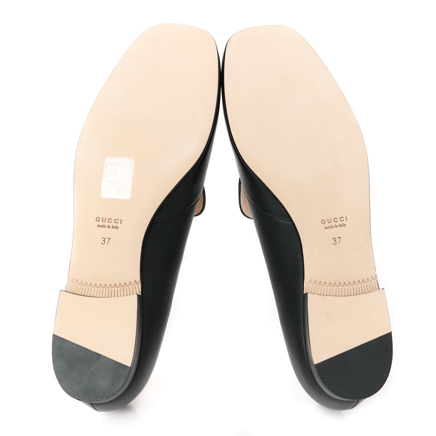 Calfskin Horsebit Loafers 37 Black