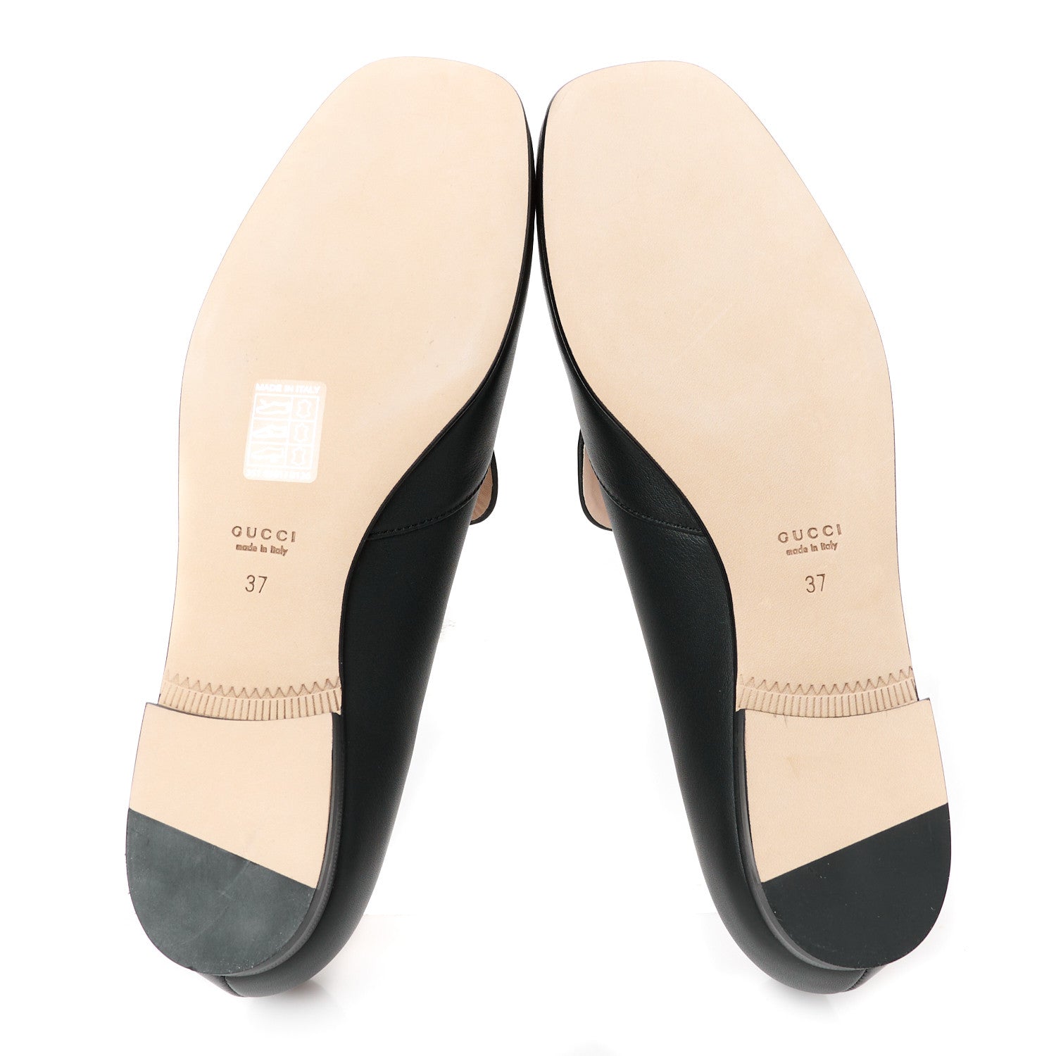 Gucci Calfskin Horsebit Loafers 37 Black 6 of 10