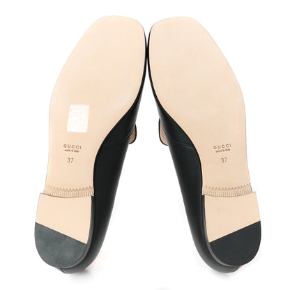 Gucci Calfskin Horsebit Loafers 37 Black 6 of 10