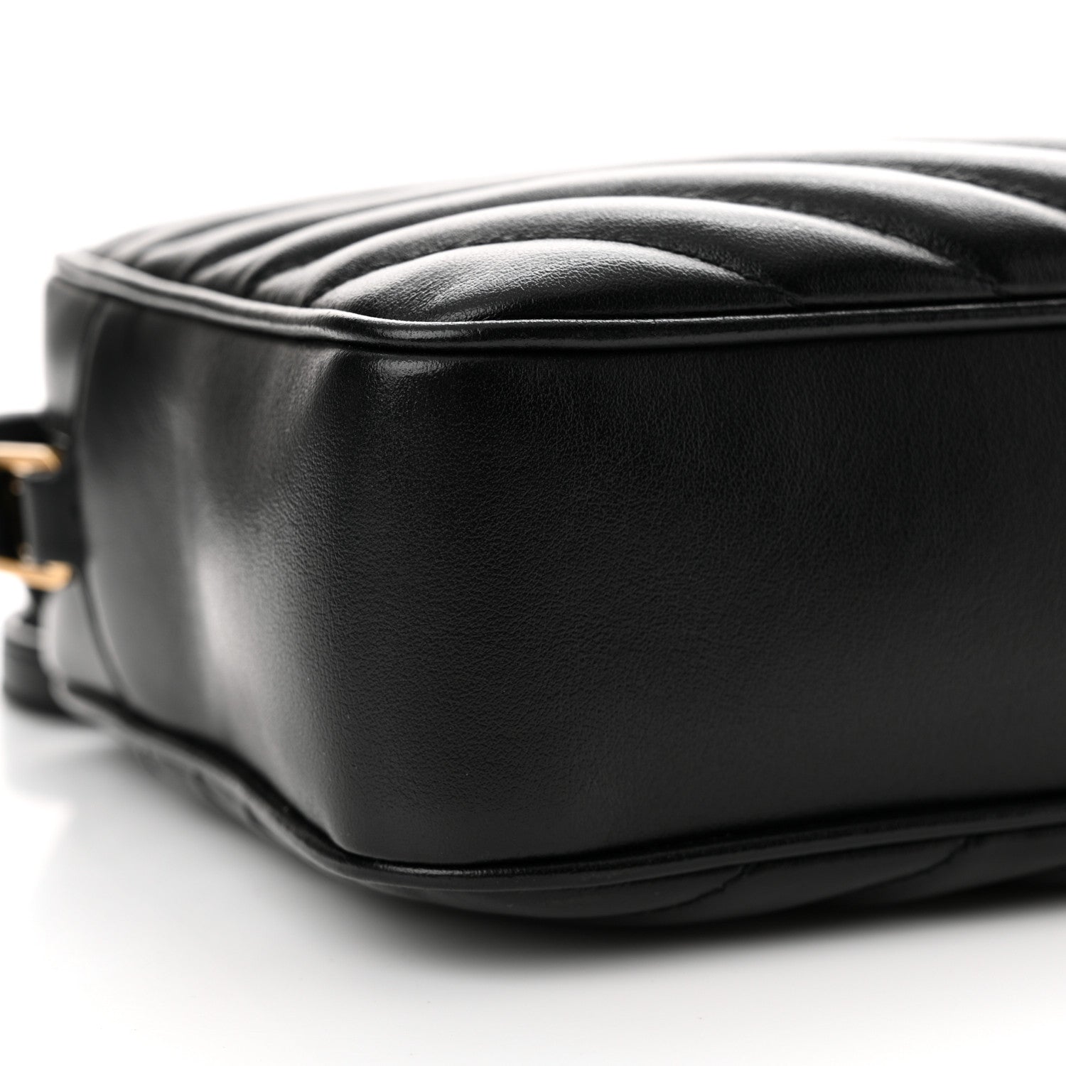 Saint Laurent Calfskin Matelasse Monogram Lou Camera Bag Black 9 of 13