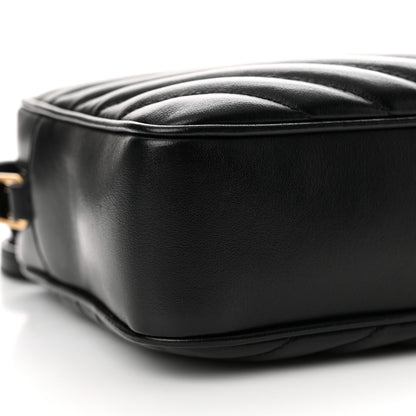 Saint Laurent Calfskin Matelasse Monogram Lou Camera Bag Black 9 of 13
