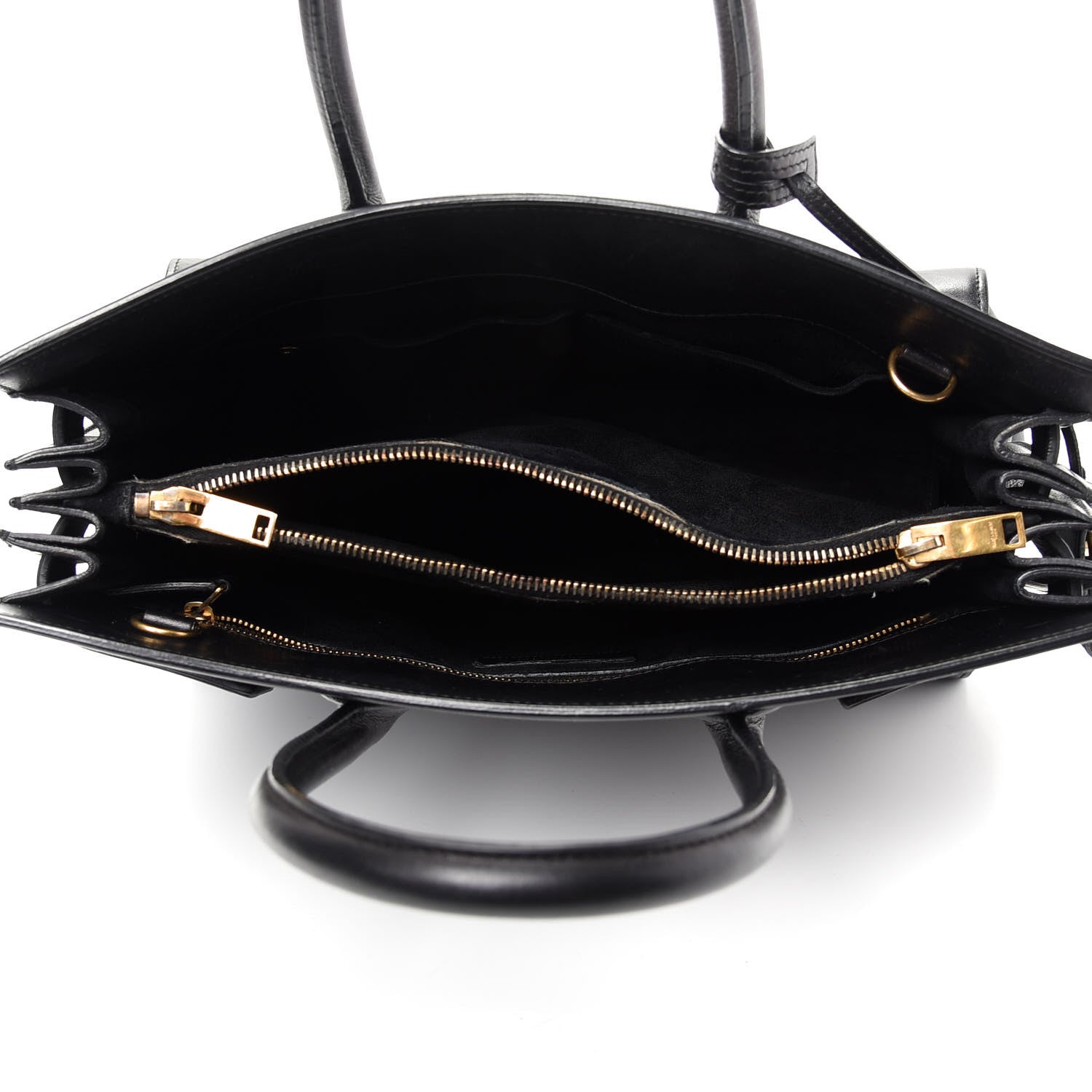 Saint Laurent Calfskin Small Sac De Jour Black 5 of 9