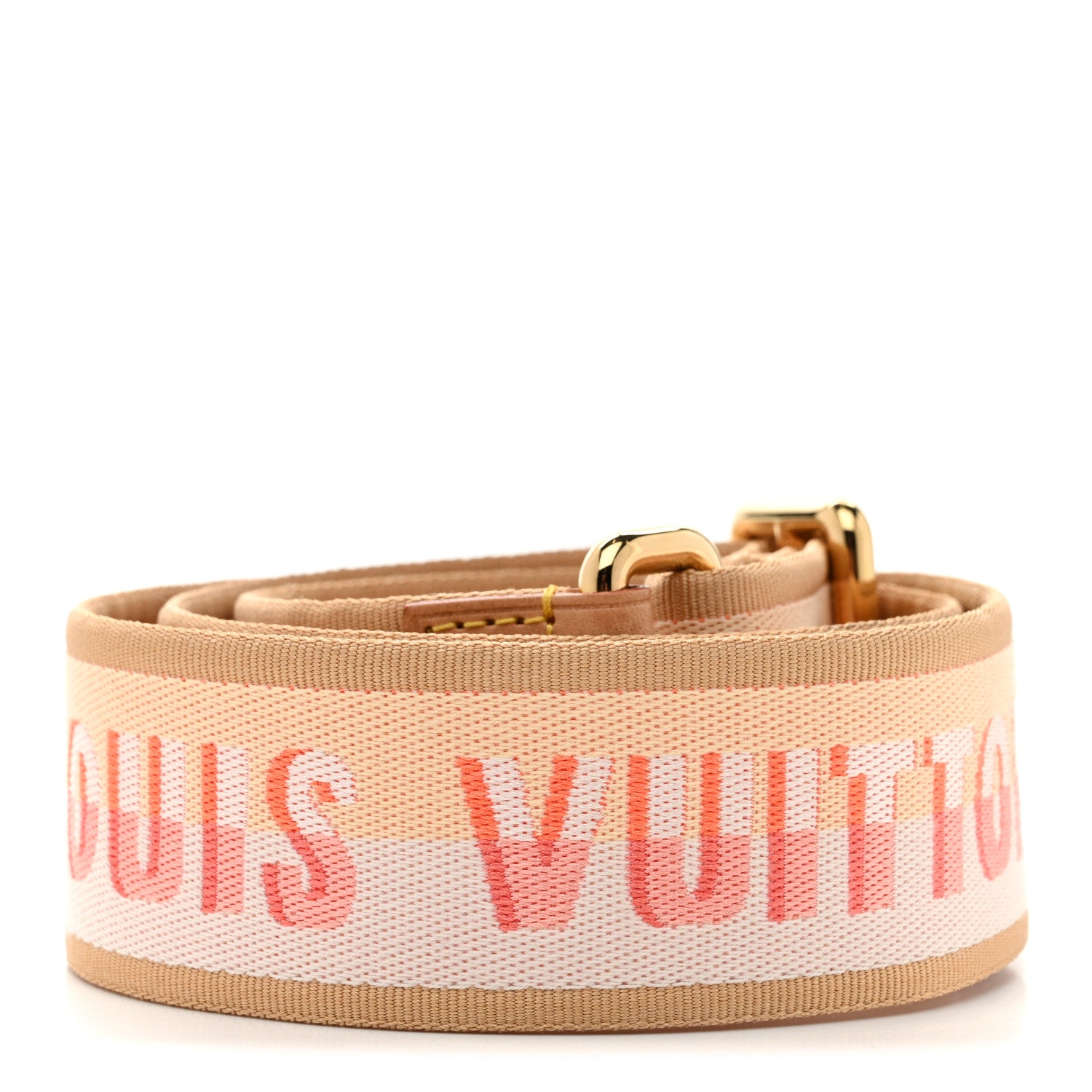 Louis Vuitton Jacquard Speedy Bandouliere 20 Shoulder Strap Pink Orange 2 of 4