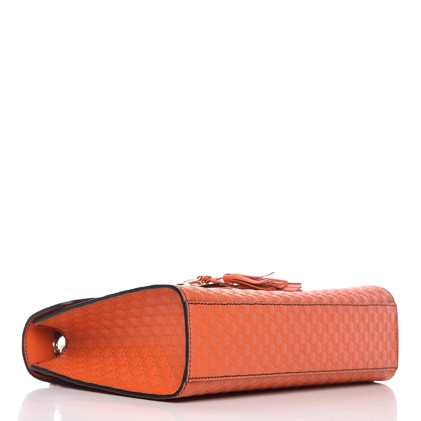 Microguccissima Medium Emily Chain Shoulder Bag Sun Orange