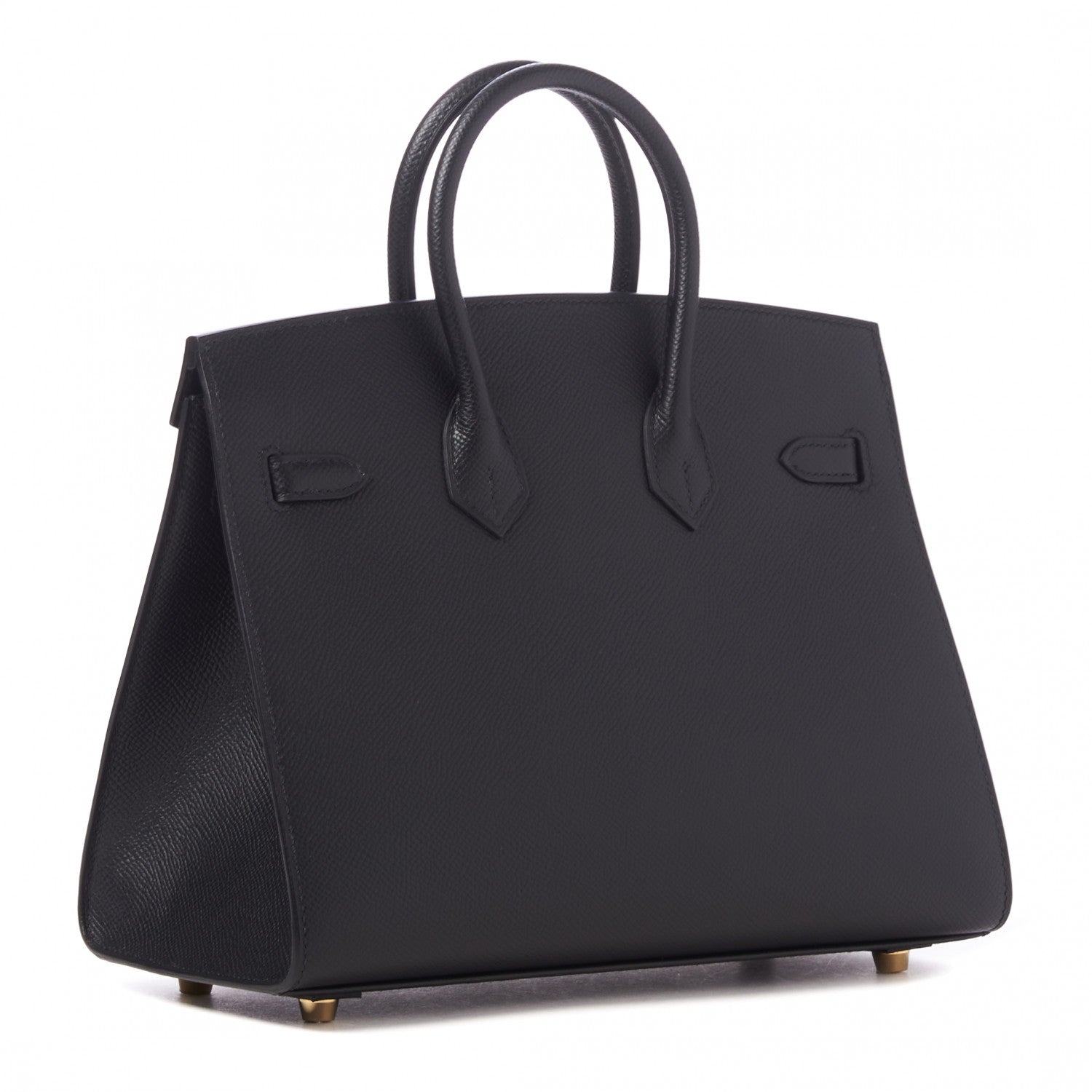 Hermes Madame Calfskin Birkin Sellier 25 Black 2 of 31
