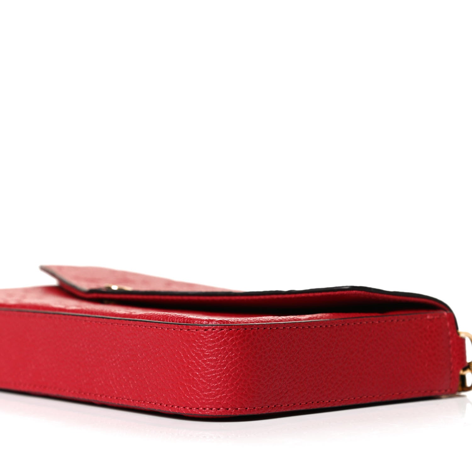 Louis Vuitton Empreinte Pochette Felicie Chain Wallet Scarlet 7 of 11