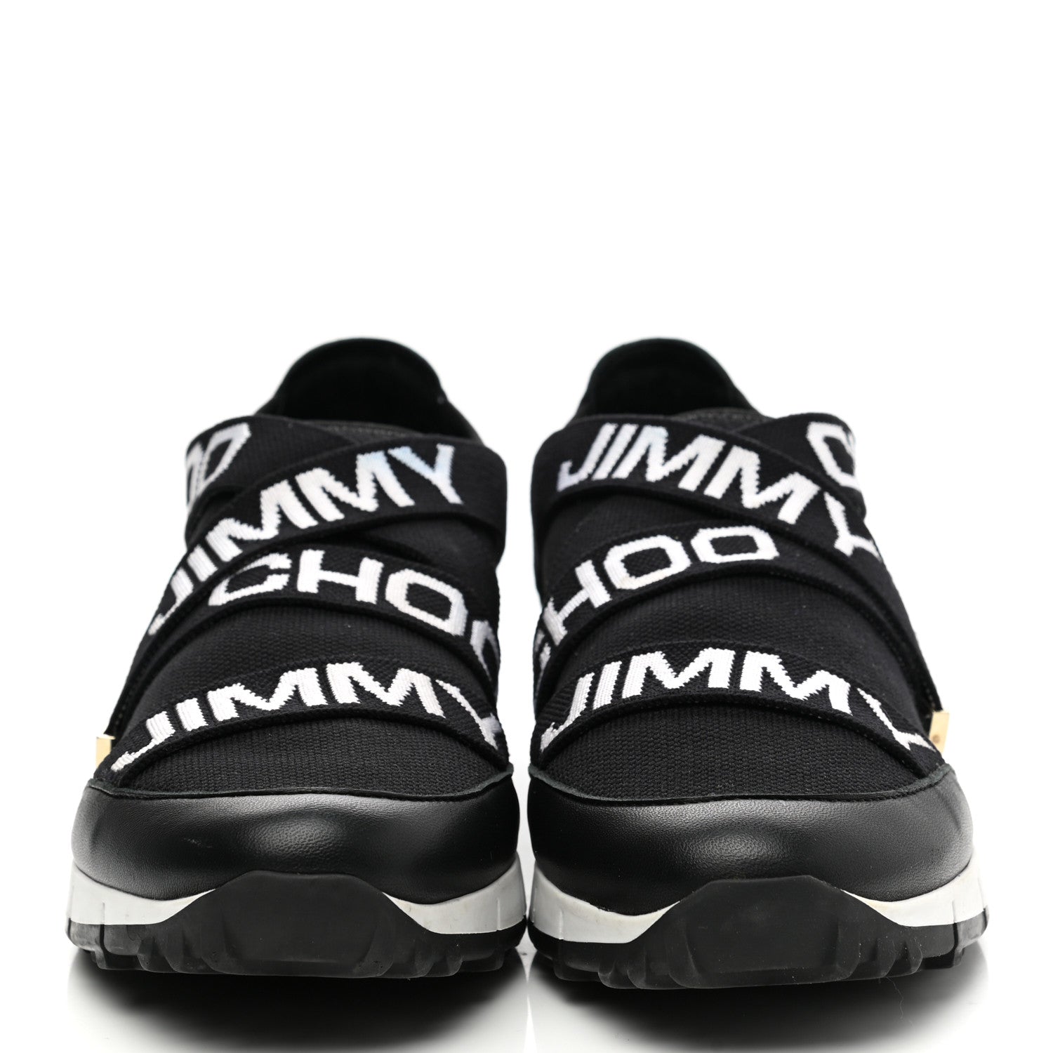 Jimmy Choo Nappa Knit Toronto Slip-On Sneakers 37 Black 2 of 9