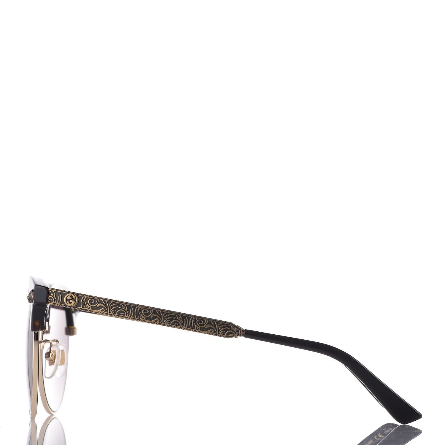 Gucci Metal Tiger GG0222SK Sunglasses Tortoise 2 of 9