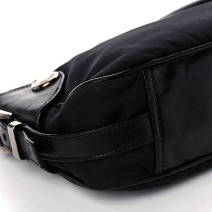 Prada Tessuto Nylon Shoulder Bag Black 7 of 8