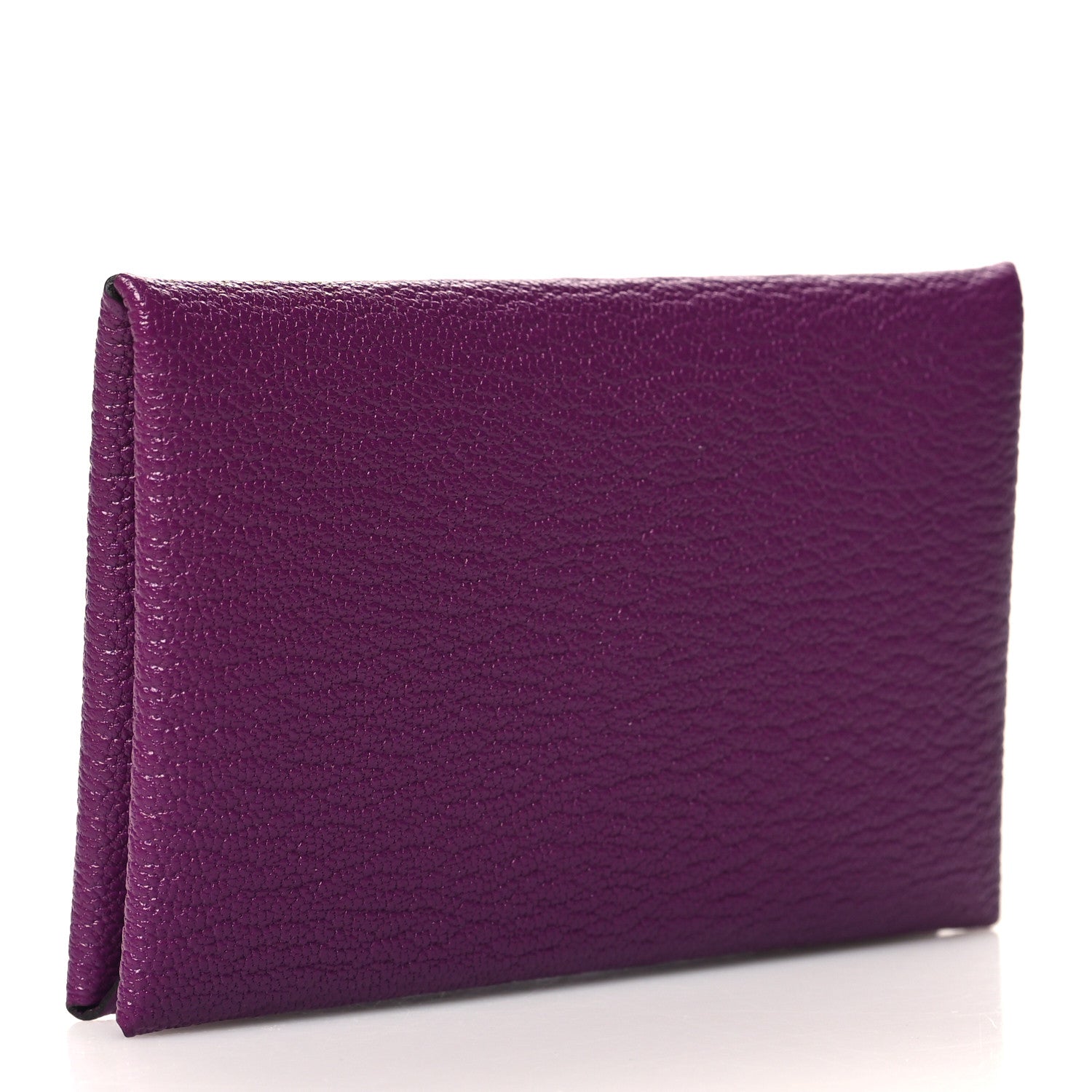 Hermes Chevre Mysore Calvi Card Case Anemone 3 of 10