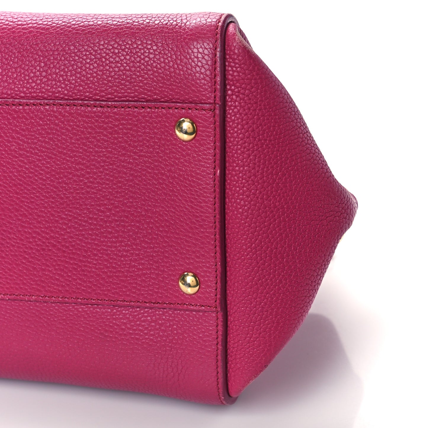 Grained Calfskin Sofia Satchel Pink