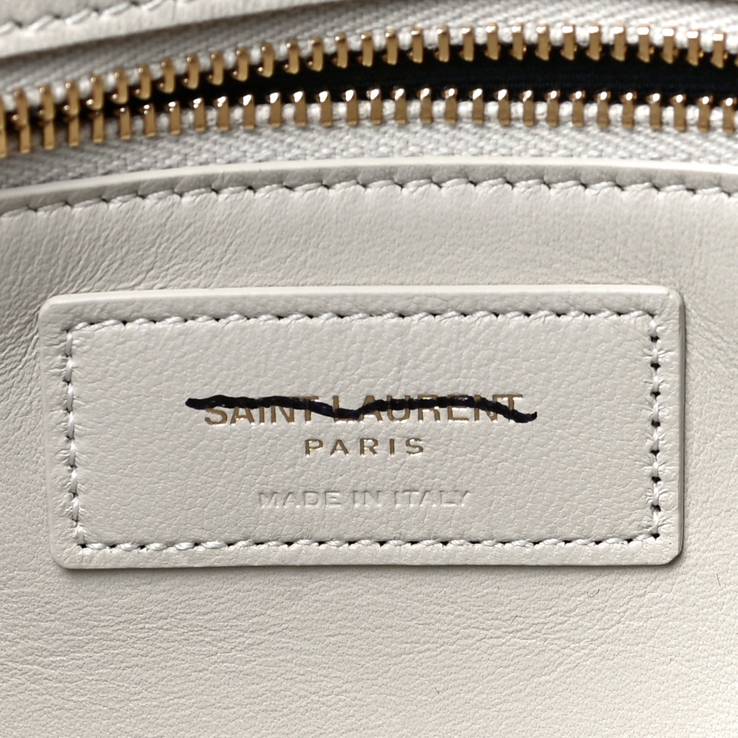 Smooth Calfskin Le Maillon Satchel Crema Soft