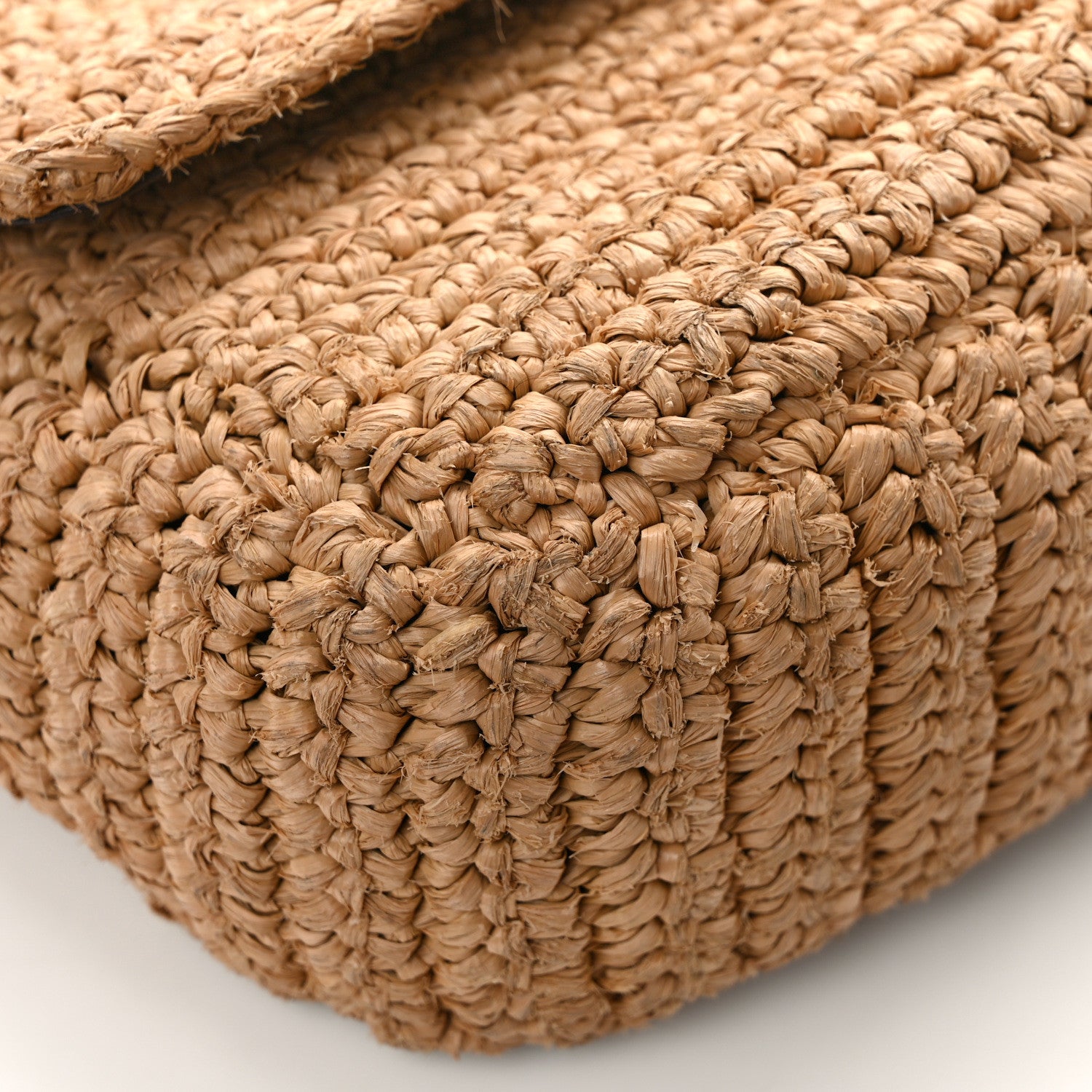 Saint Laurent Raffia Calfskin Monogram Medium Niki Chain Satchel Natural 10 of 11