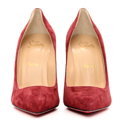 Christian Louboutin Veau Velours Pigalle Follies 100 Pumps 37 Oeillet 2 of 7