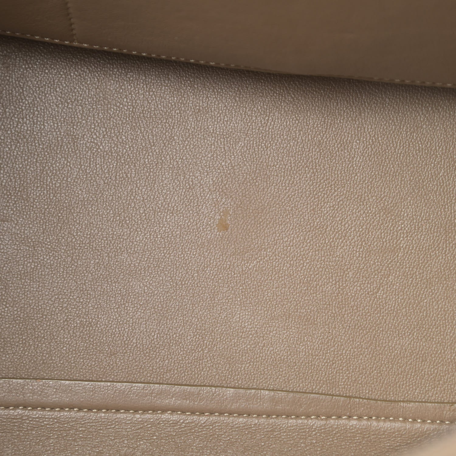 Celine Drummed Calfskin Suede Small Trapeze Dune 12 of 19