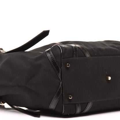 Burberry Canvas Small Canterbury Tote Black 7 of 8