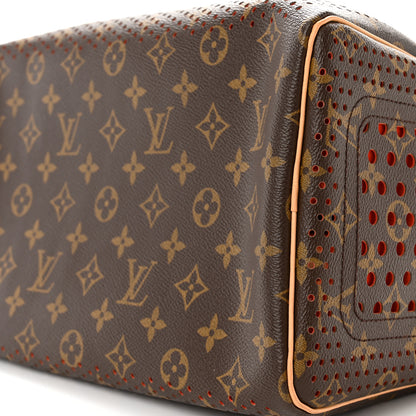 Louis Vuitton Monogram Perforated Speedy 30 Fuchsia 9 of 9