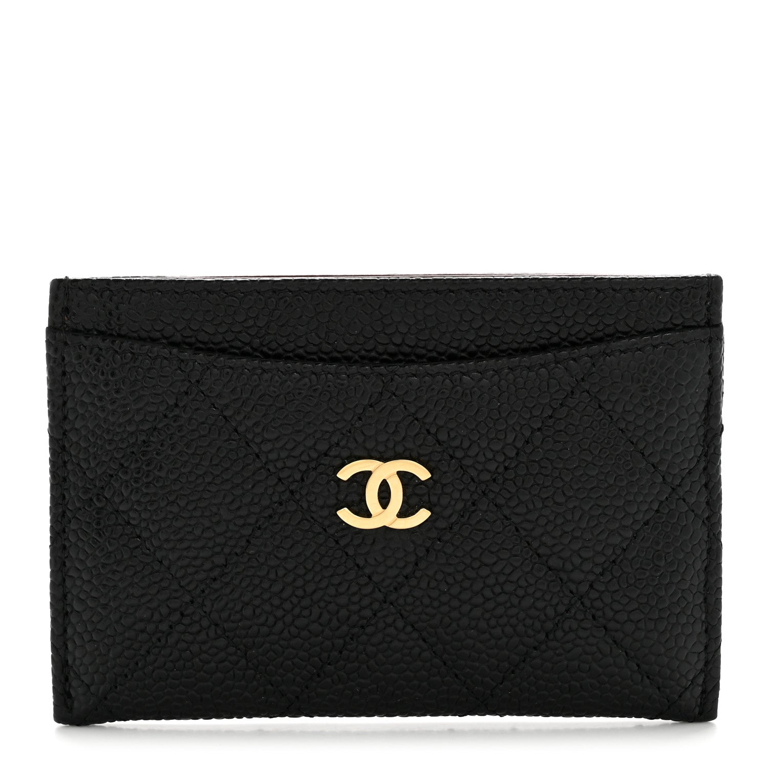 Chanel Caviar Quilted Card Holder Black 1 of 10