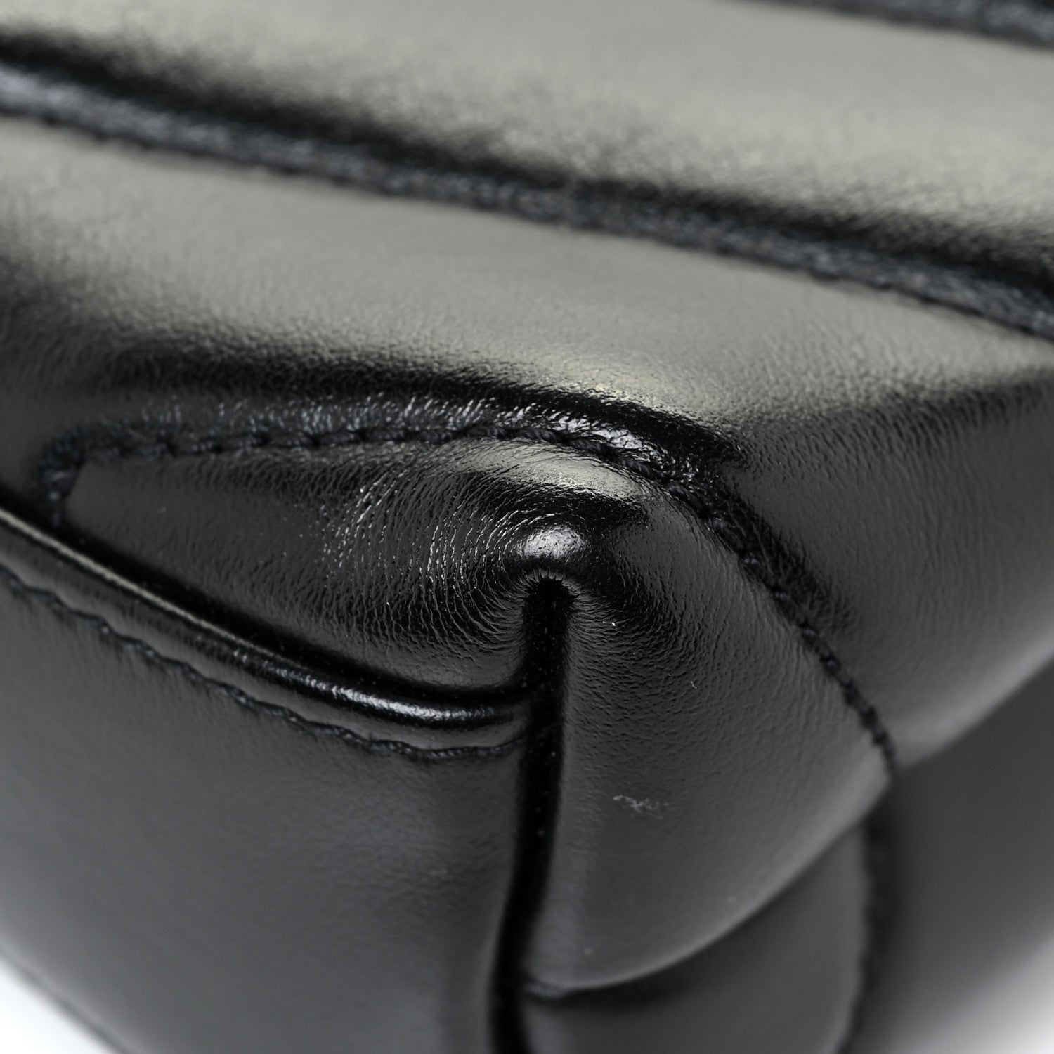 Saint Laurent Calfskin Y Quilted Monogram Toy Loulou Crossbody Bag Black 14 of 18