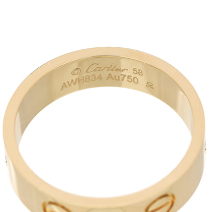 Cartier 18K Yellow Gold 5.5mm LOVE Ring 58 8.5 4 of 4