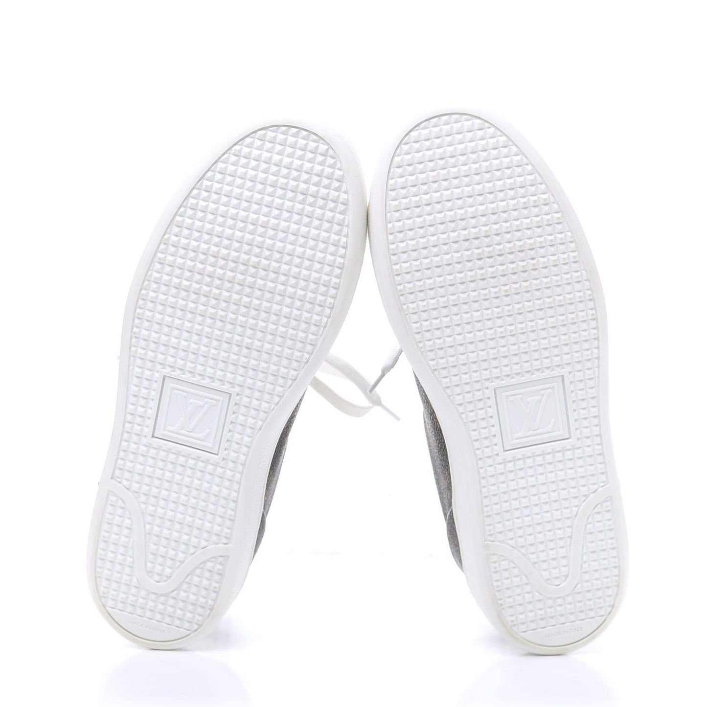 Calfskin Monogram LV Black Heart Sneakers 38 Cacao