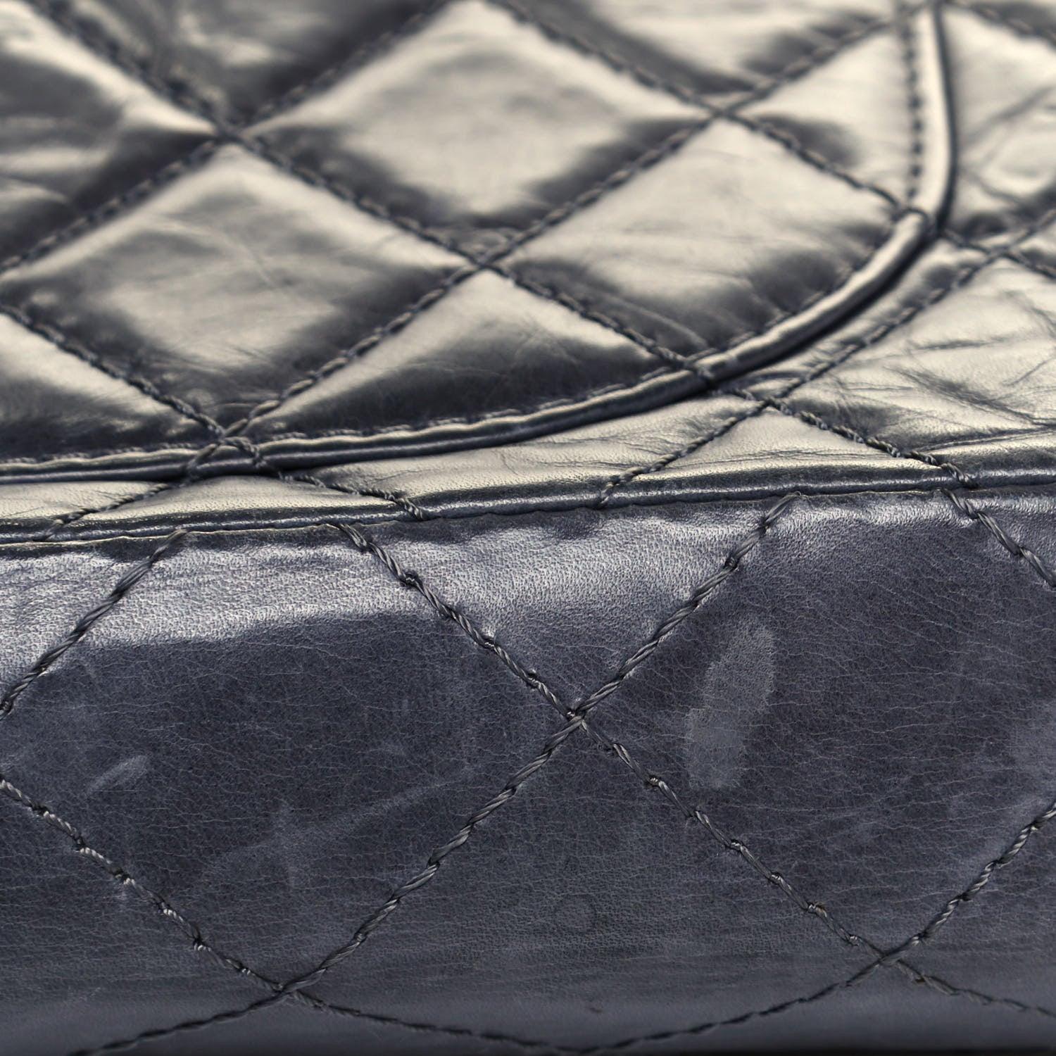 Chanel Aged Calfskin 50th Anniversary 2.55 Reissue 227 Flap Gris 21 of 23