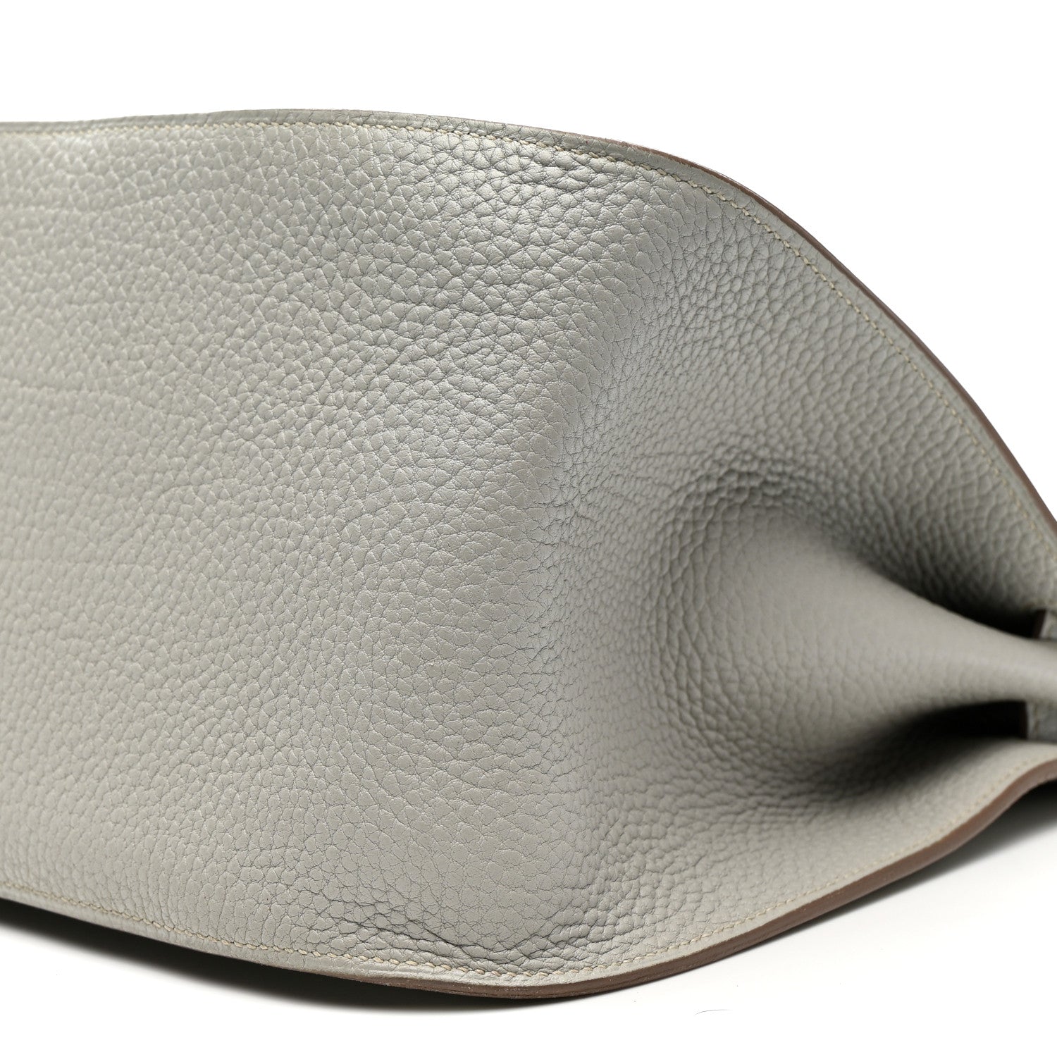 Hermes Taurillon Clemence Jypsiere 37 Gris Perle 10 of 15