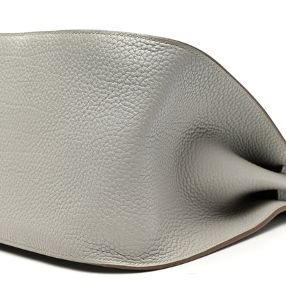 Hermes Taurillon Clemence Jypsiere 37 Gris Perle 10 of 15