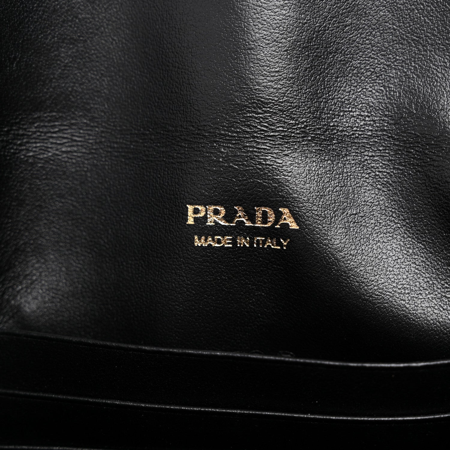 Prada Vitello Move Envelope Wallet Black 6 of 9