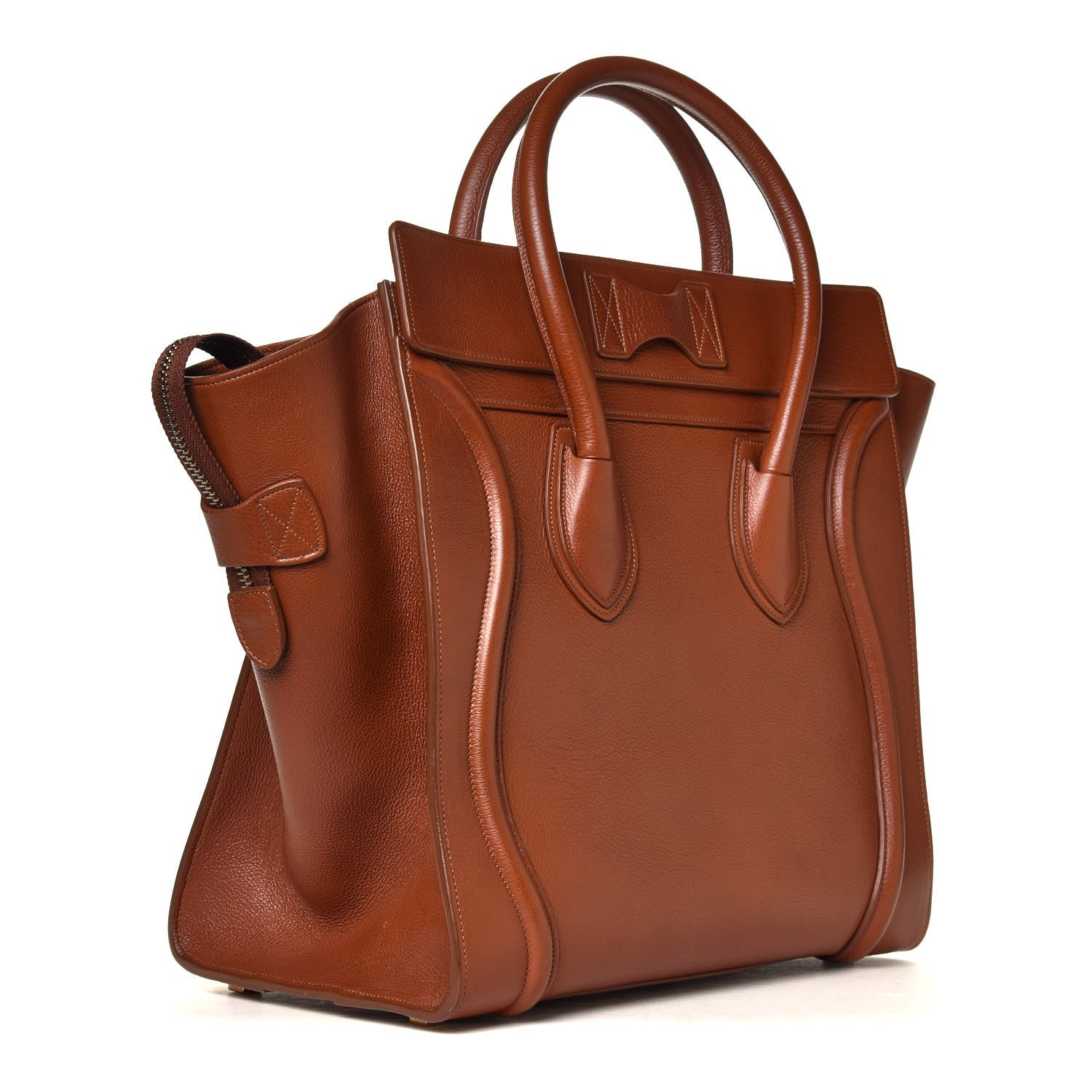 Celine Baby Calfskin Mini Luggage Caramel 3 of 10