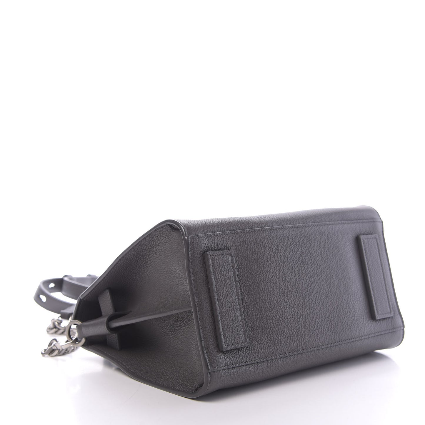 Grained Calfskin Baby Supple Sac De Jour Asphalt