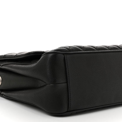 Chanel Caviar Quilted Medium Rock In Rome Single Flap Black 9 of 10