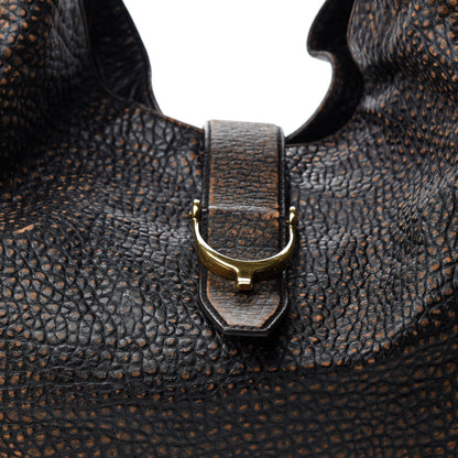Gucci Buffalo Large Soft Stirrup Shoulder Bag Brown 10 of 10