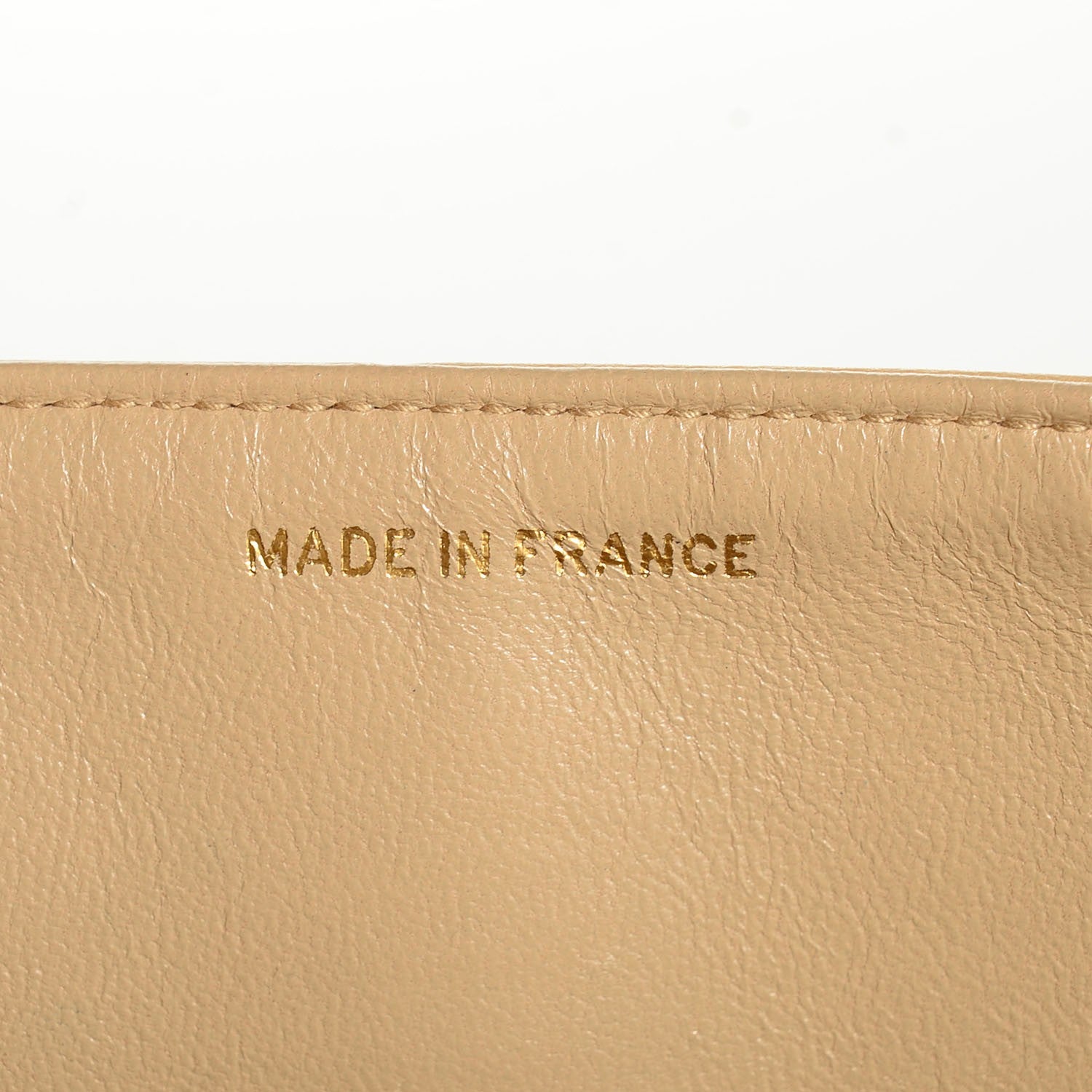 Chanel Lambskin Quilted Medium Double Flap Light Beige 7 of 9