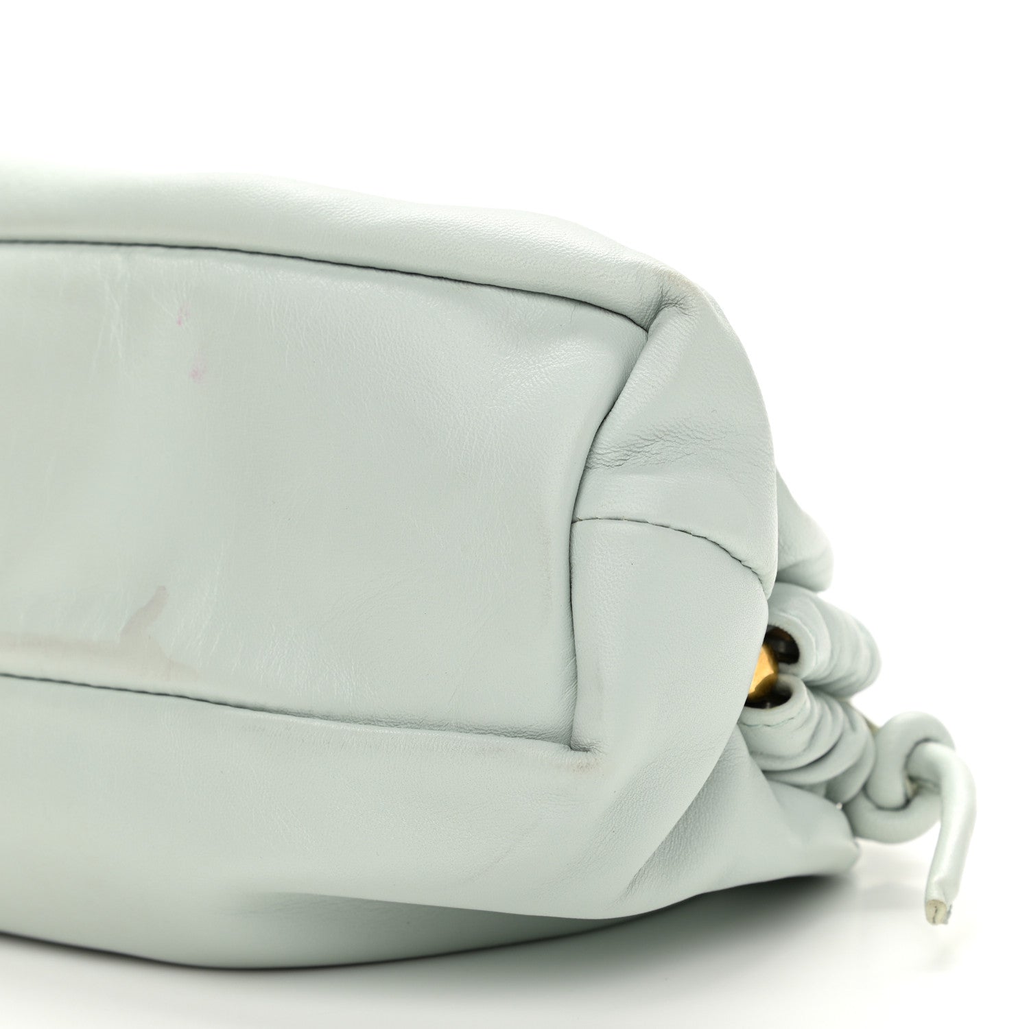 Mansur Gavriel Lambskin Mini Cloud Clutch Seafoam 9 of 10