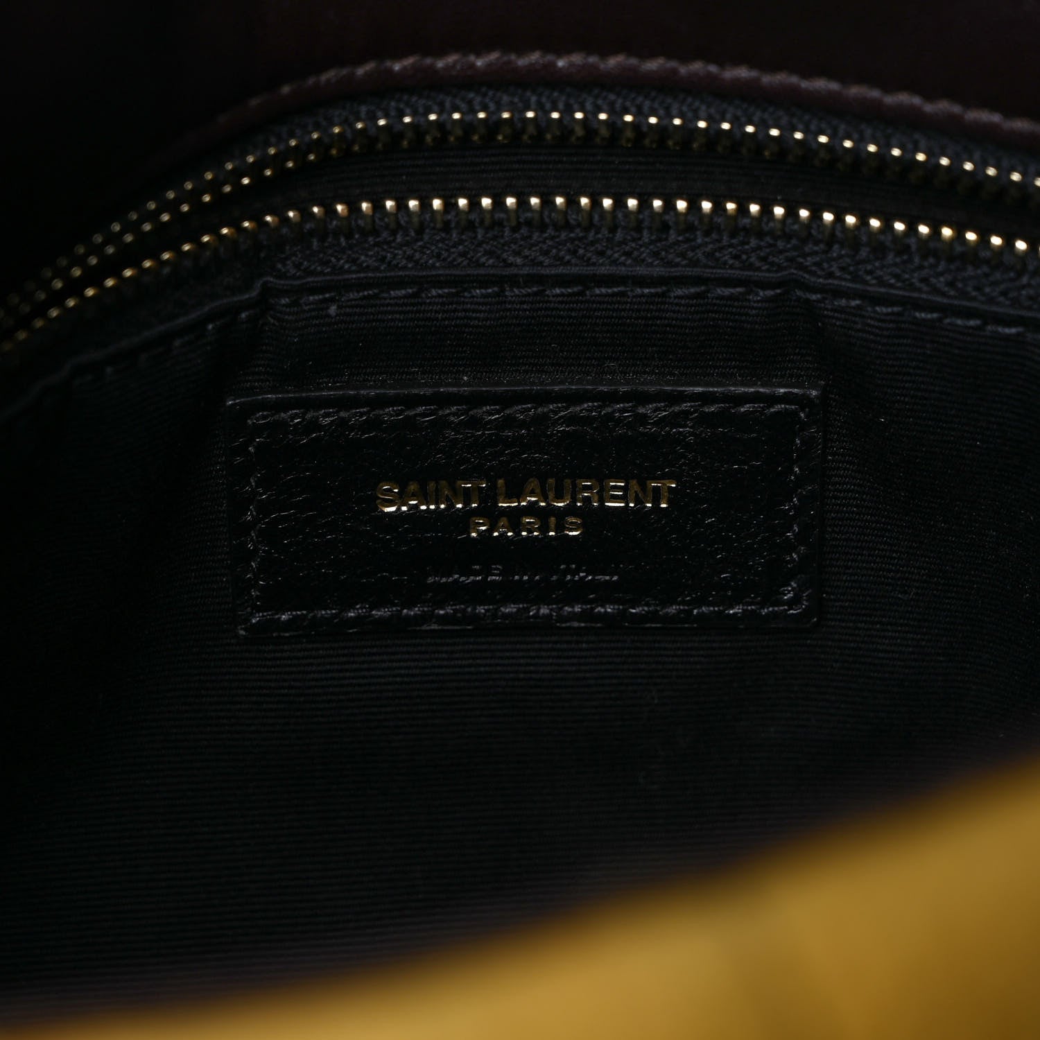 Saint Laurent Tie Dye Wool Quilted Small Loulou Puffer Monogram Chain Satchel Yellow Pacific Blue Dark Pecan 6 of 10