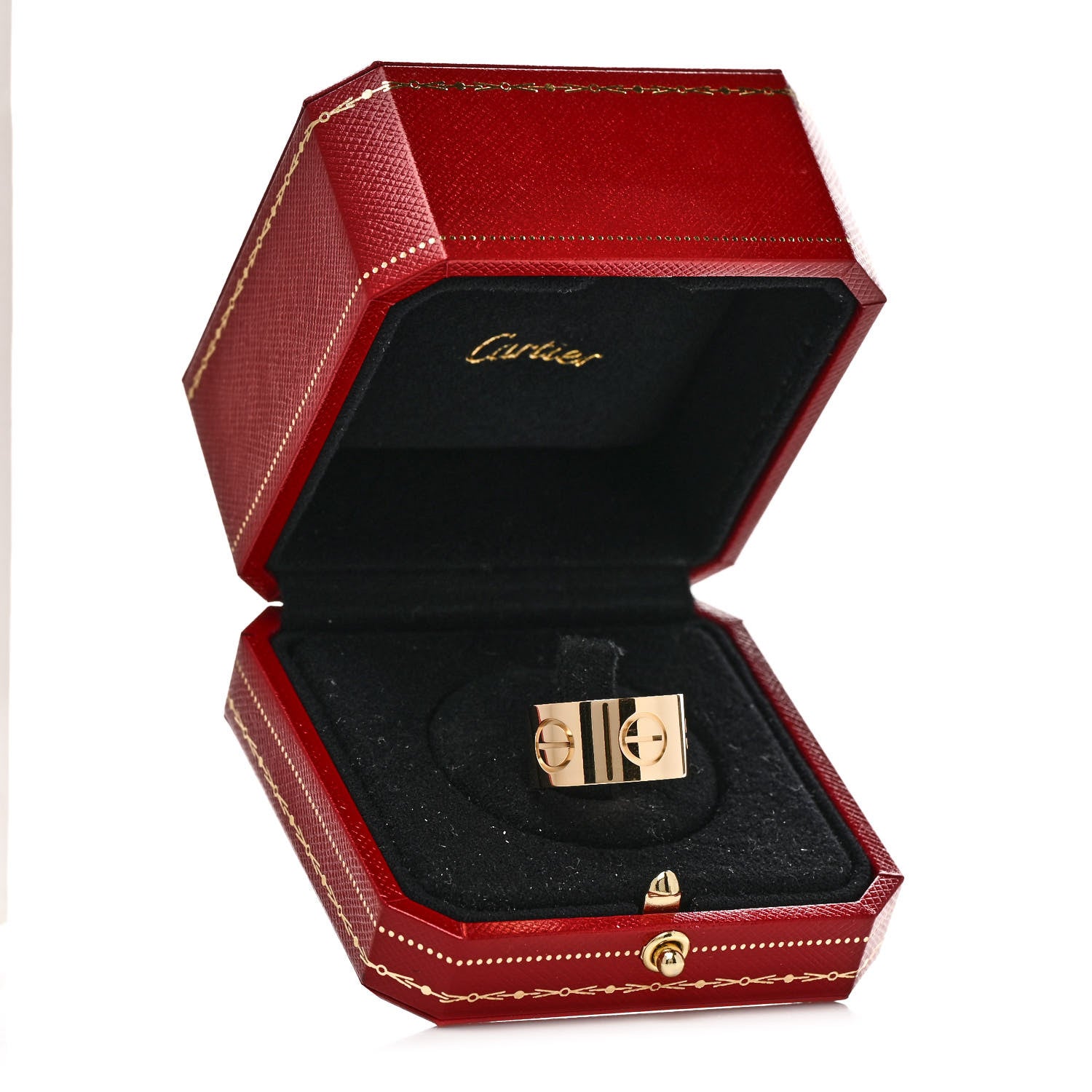 Cartier 18K Yellow Gold 11mm LOVE Ring 57 8 5 of 5