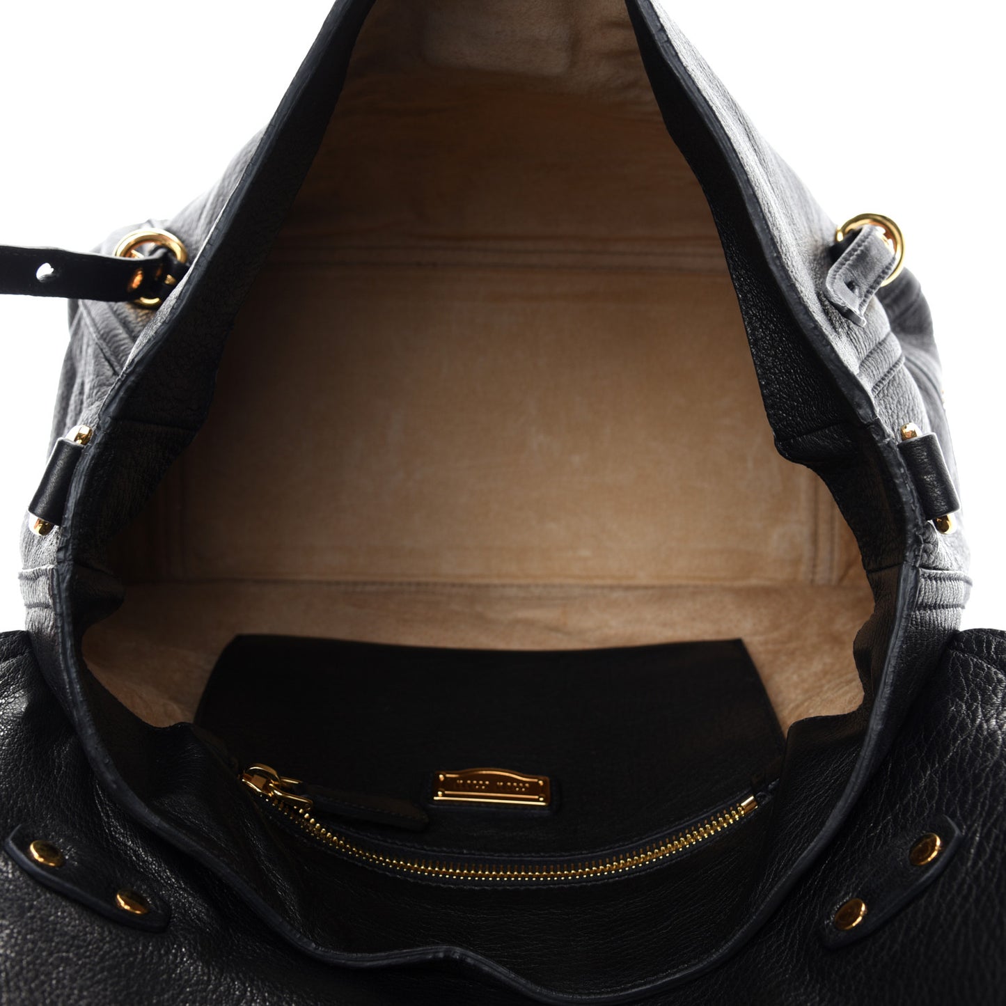 Cervo East-West Flap Satchel Black
