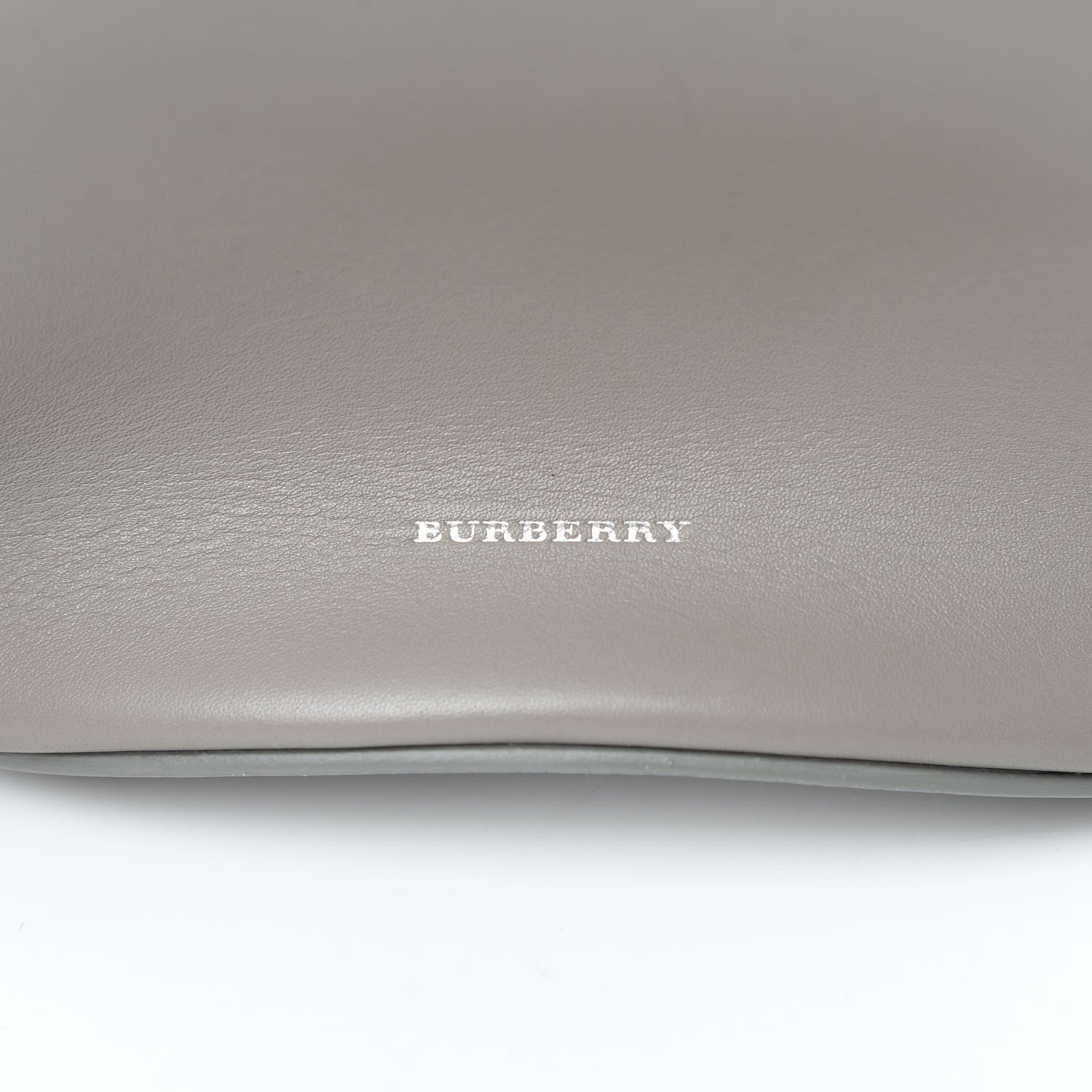 Burberry Supple Calfskin Small Bucket Taupe Brown 6 of 10