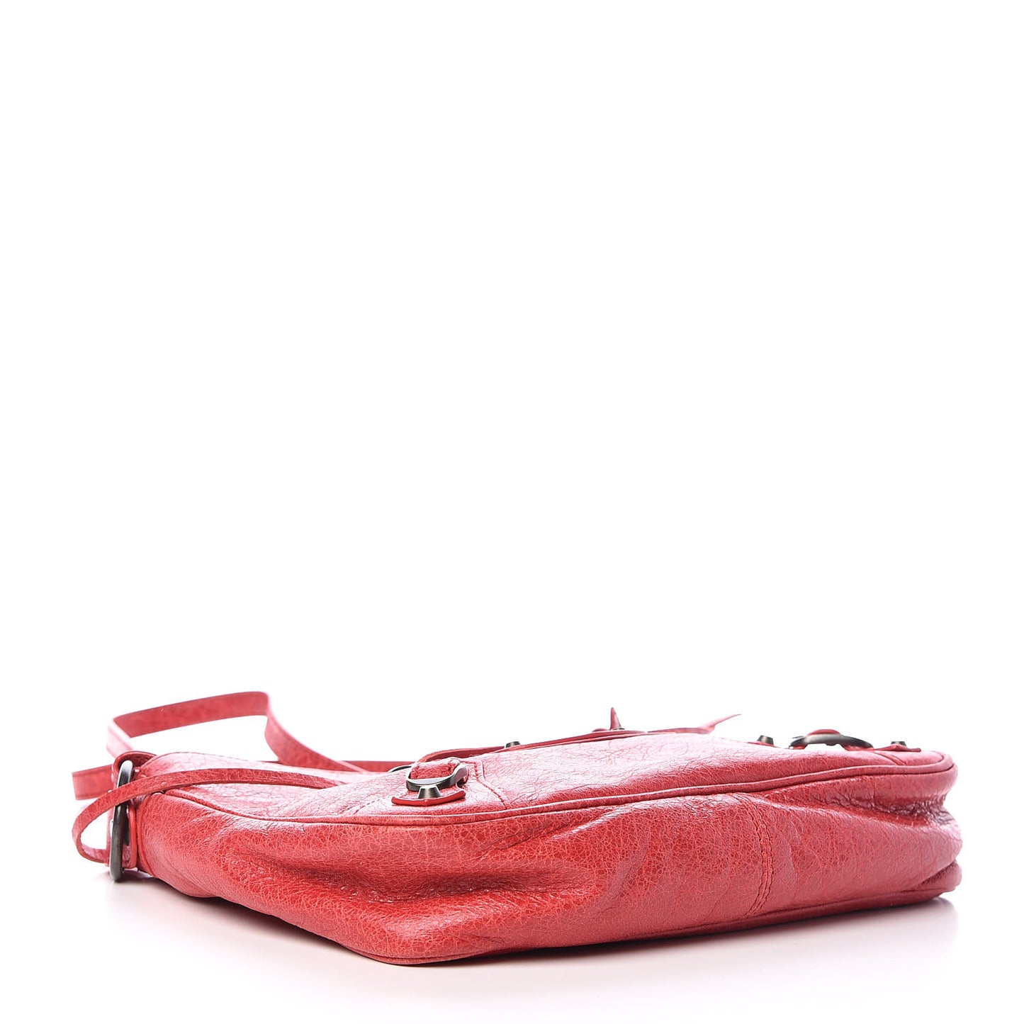 Agneau Classic Hardware Hip Rouge Cardinal