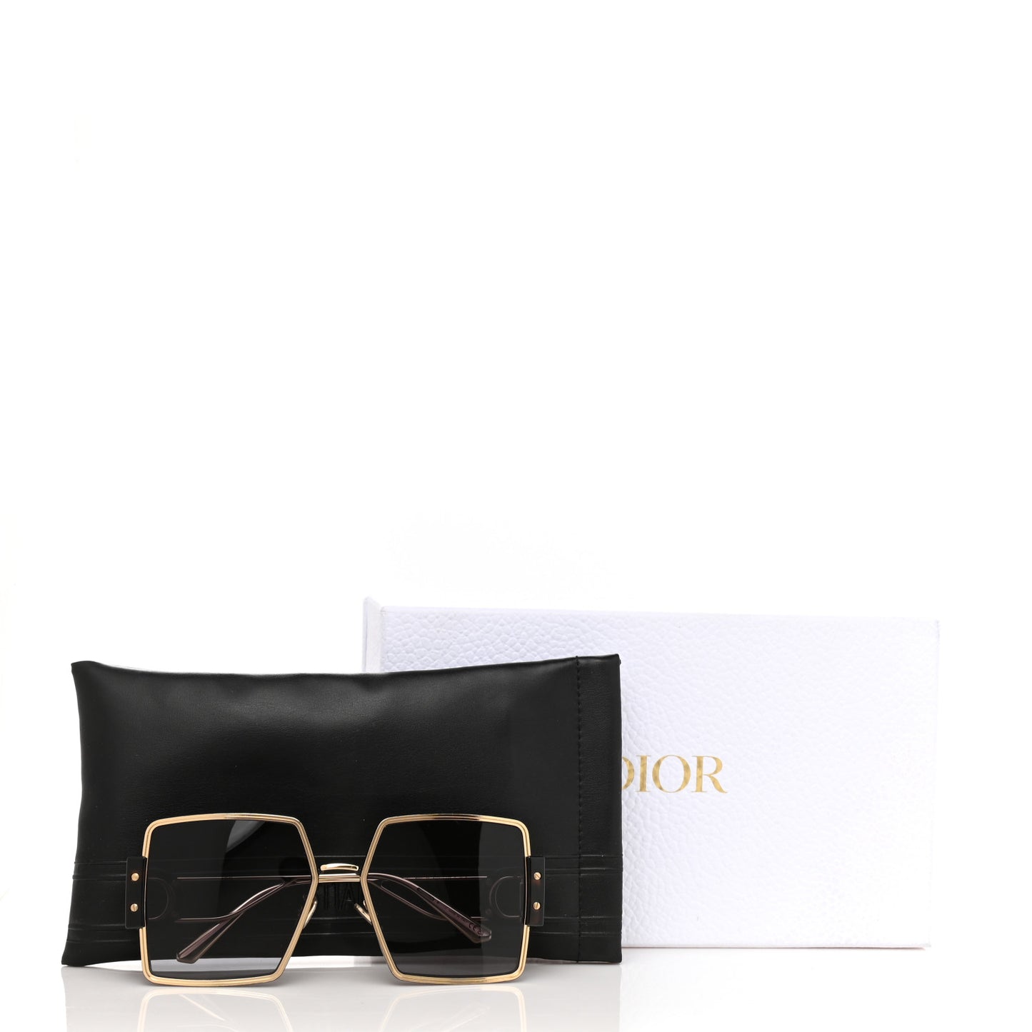 Acetate Square 30 Montaigne Sunglasses Tortoise