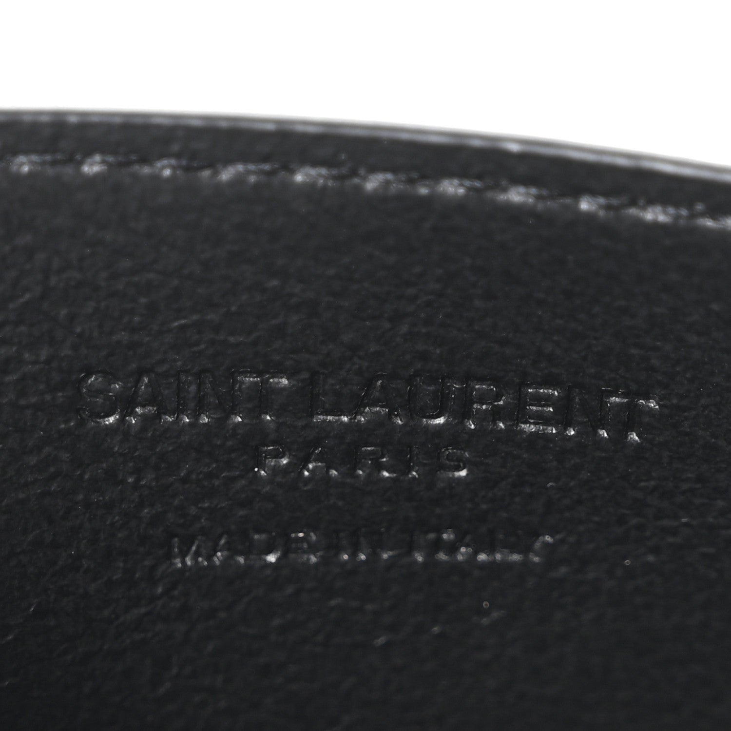Saint Laurent Grain De Poudre Uptown Chain Wallet Black 8 of 11