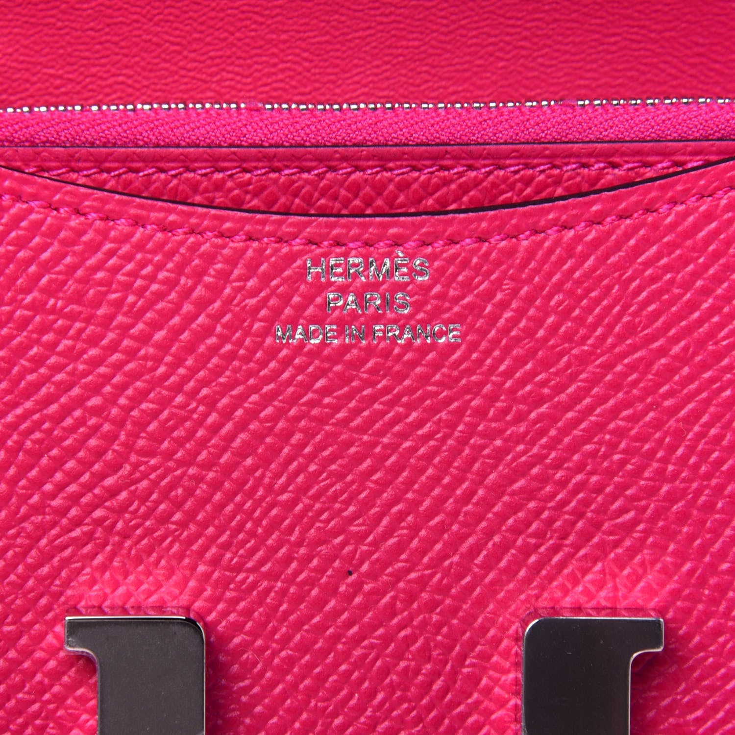 Hermes Epsom Constance Slim Wallet Rose Mexico 6 of 14