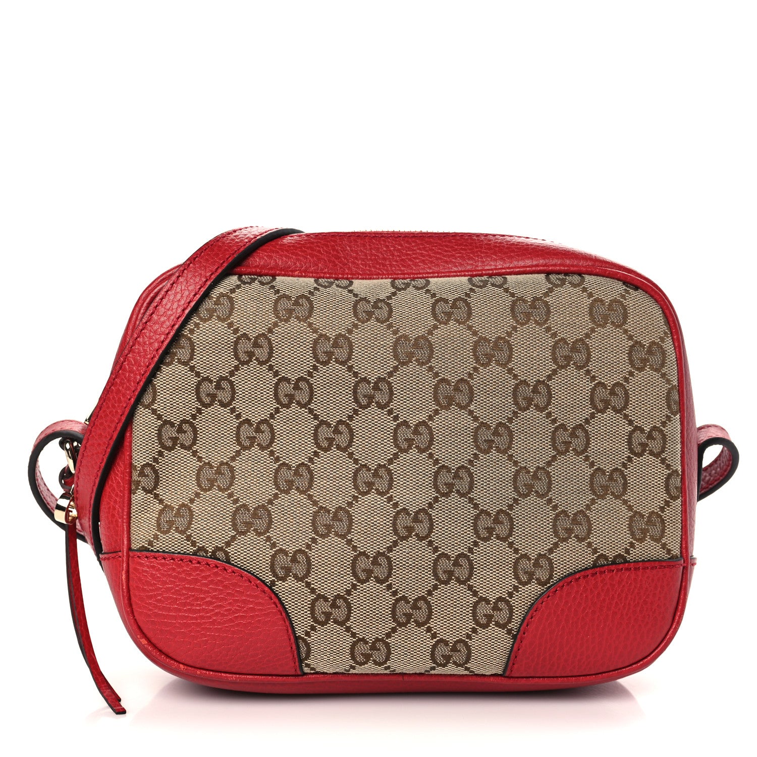 Gucci Monogram Mini Bree Messenger Bag Red 1 of 9