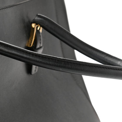 Versace Vitello Calfskin Signature Tote Black 12 of 12